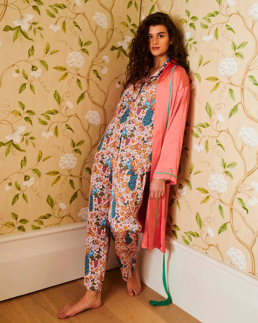 Kip & Co LADIES | Lyon Eco Satin Long Sleeve Shirt & Pant Pyjama Set