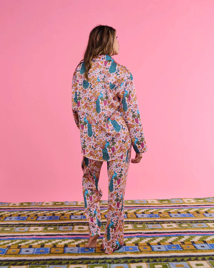 Kip & Co LADIES | Lyon Eco Satin Long Sleeve Shirt & Pant Pyjama Set