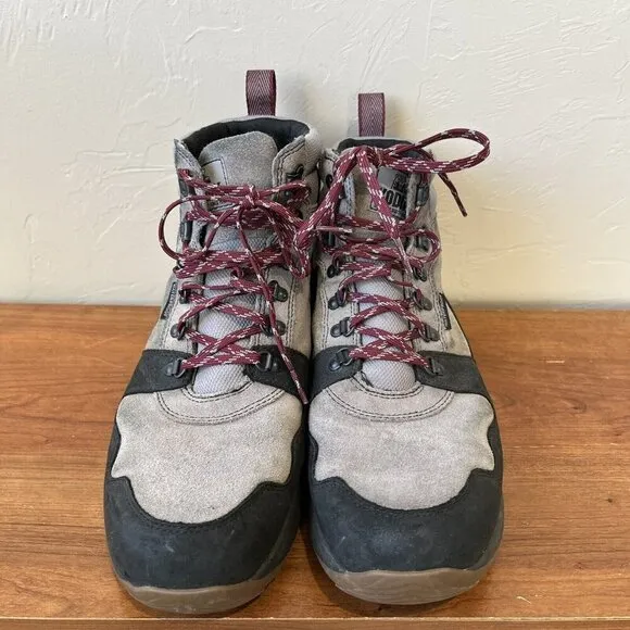 Kodiak Stave Leather Mid cut Boot Hiking Mens 12 Outdoor Gorpcore Lace Up Grey