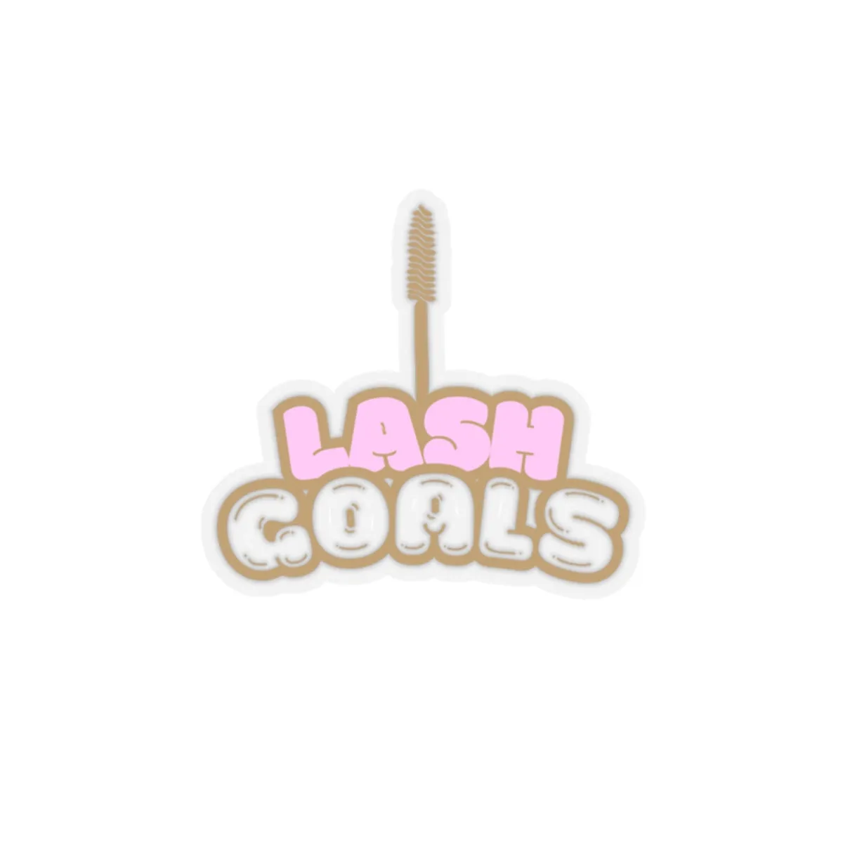 Lash Goals Kiss-Cut Stickers - Chic Stickers