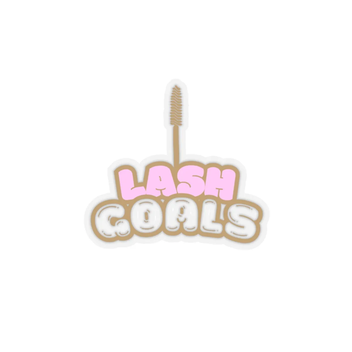 Lash Goals Kiss-Cut Stickers - Chic Stickers