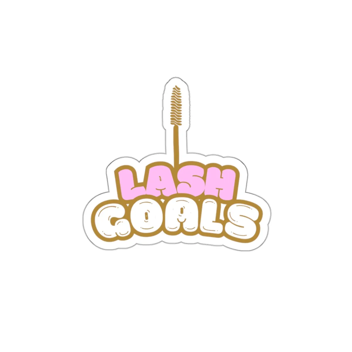 Lash Goals Kiss-Cut Stickers - Chic Stickers