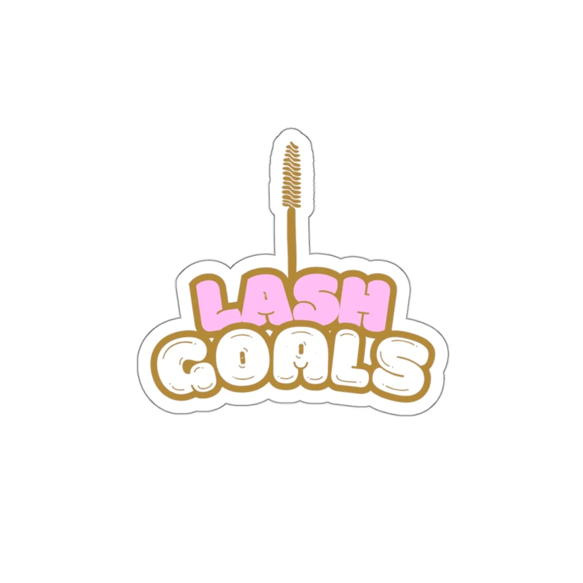 Lash Goals Kiss-Cut Stickers - Chic Stickers