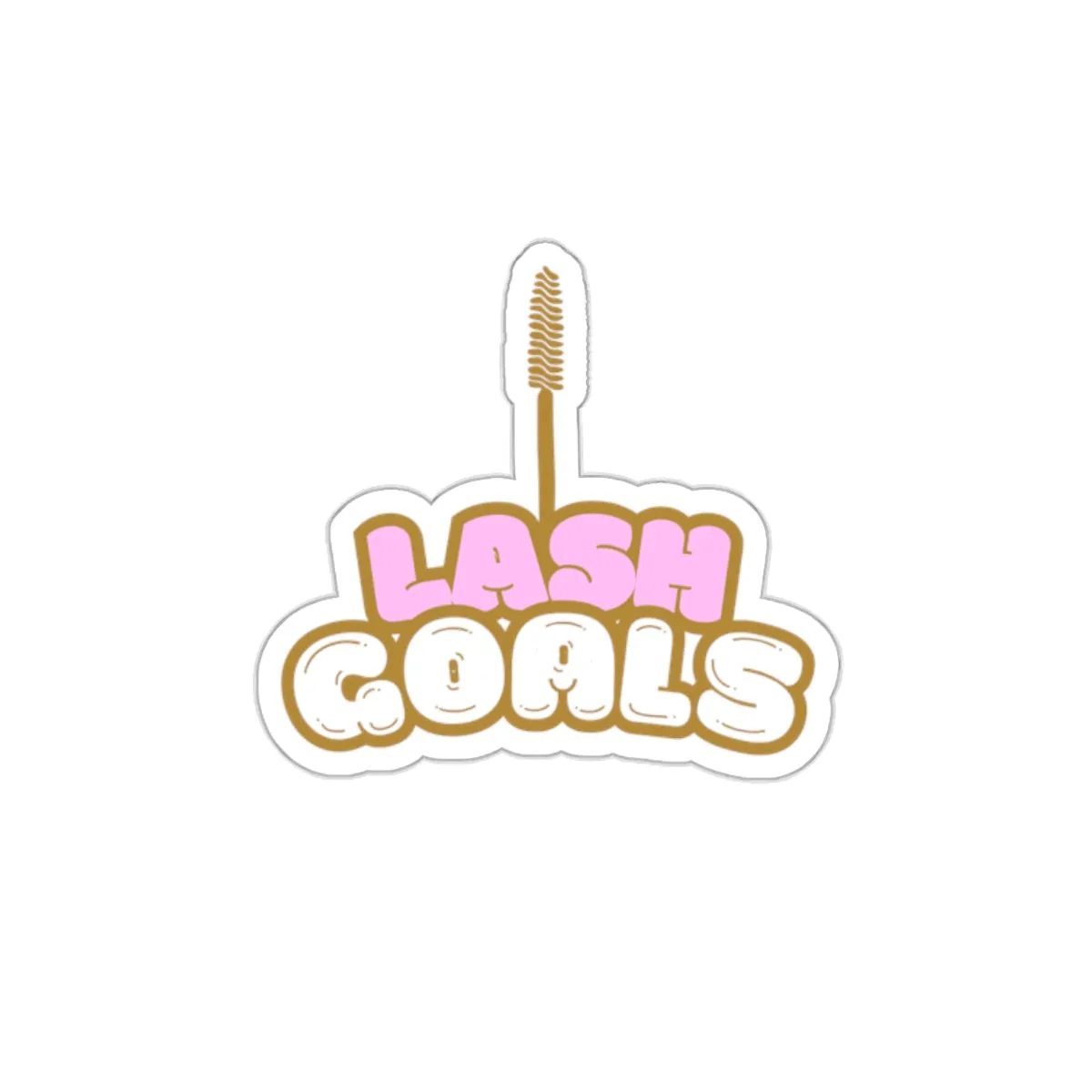 Lash Goals Kiss-Cut Stickers - Chic Stickers