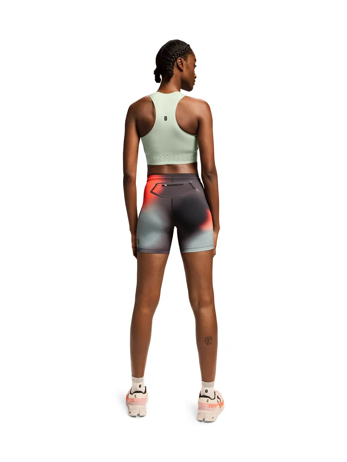 Legginsy do biegania ON RUNNING Race Tights Half czarny
