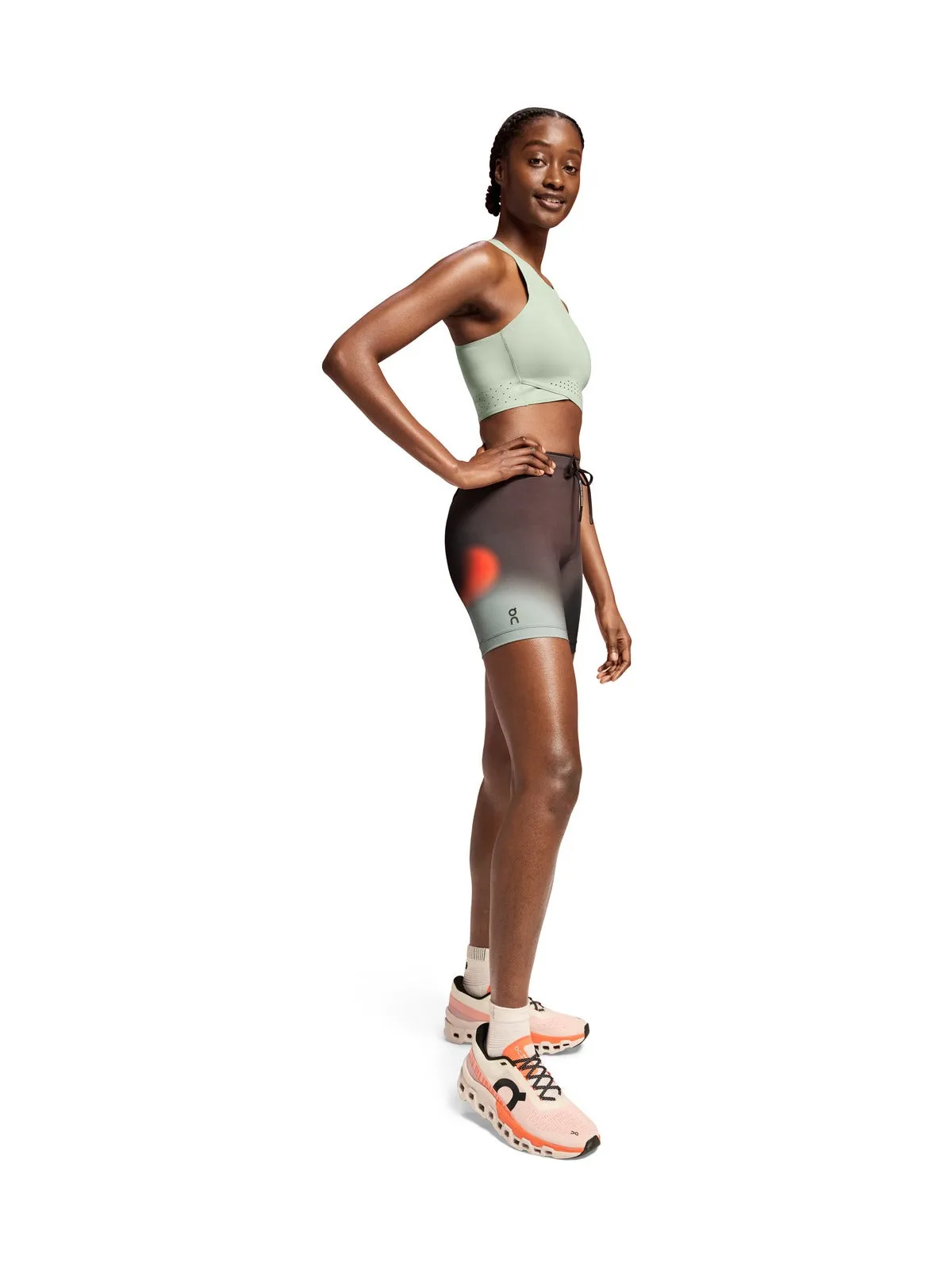 Legginsy do biegania ON RUNNING Race Tights Half czarny