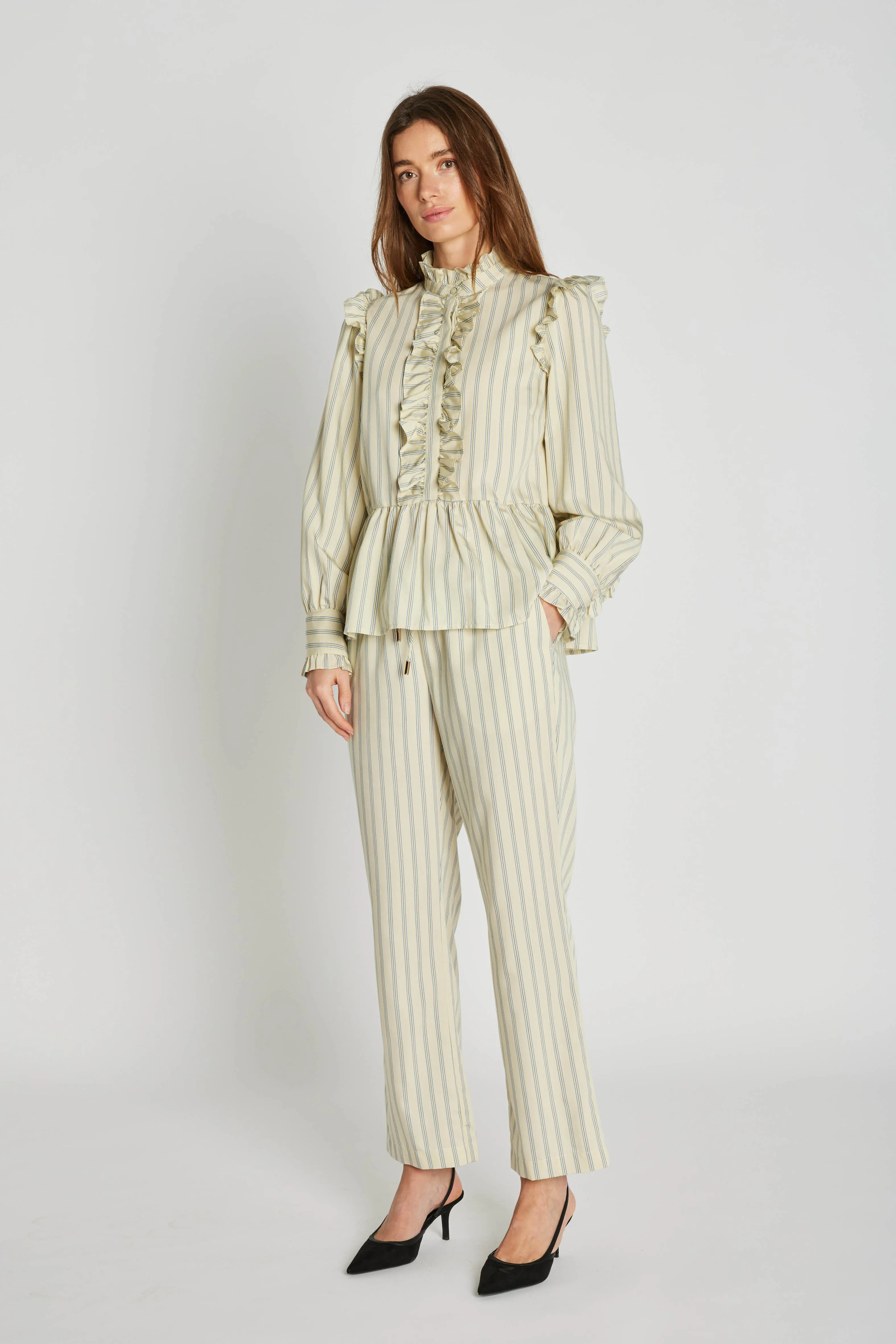 Liano bukser - Blue stripe