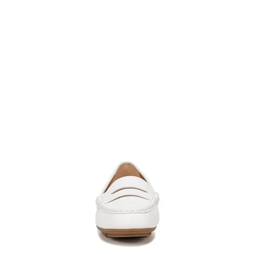 LifeStride Womens Riviera Slip On Loafers Bright White 10 W