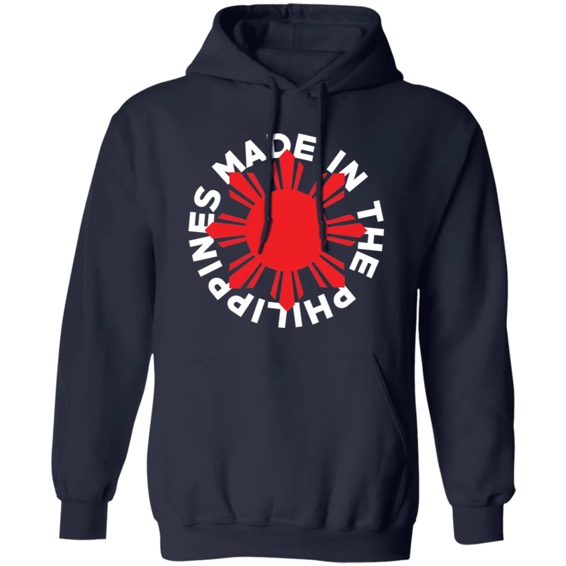 Made in the Philippines Red Sun Unisex Pullover Hoodie