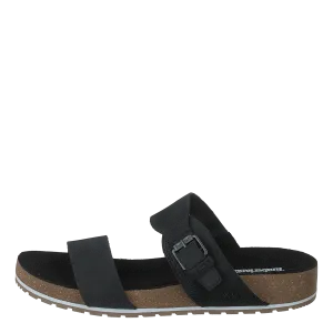 Malibu Waves 2 Band Slide Jet Black