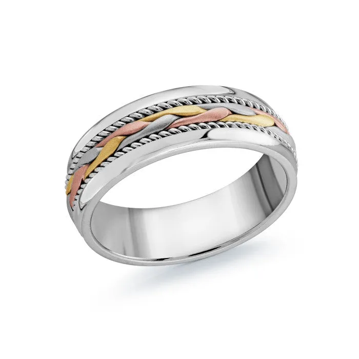 Mardini 14K Gold Woven Mens Band