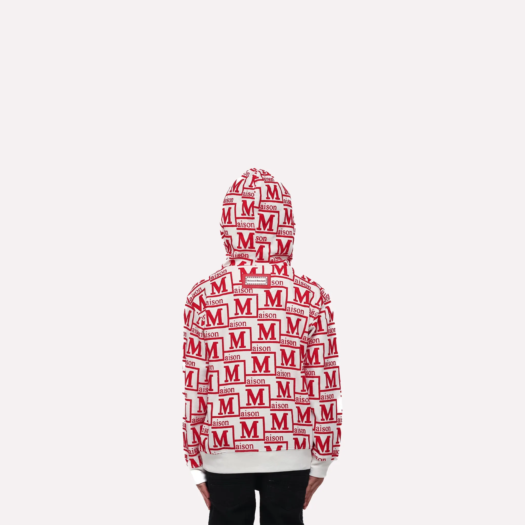 MDB Couture Kids Woven Monogram Hoodie Sweatshirt