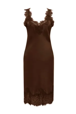Megan Coco Dress Dark Chocolate