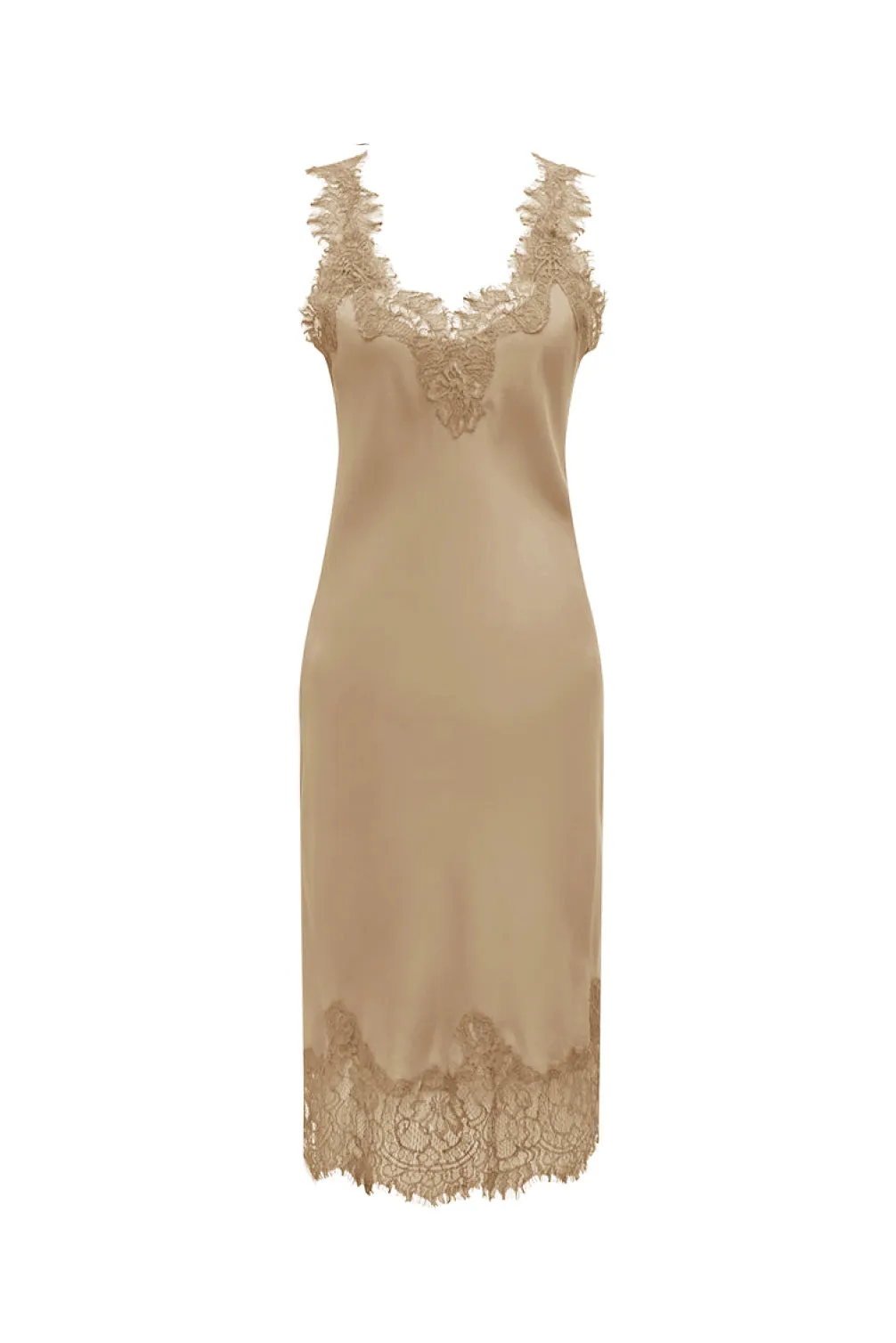 Megan Coco Dress Desert Sand