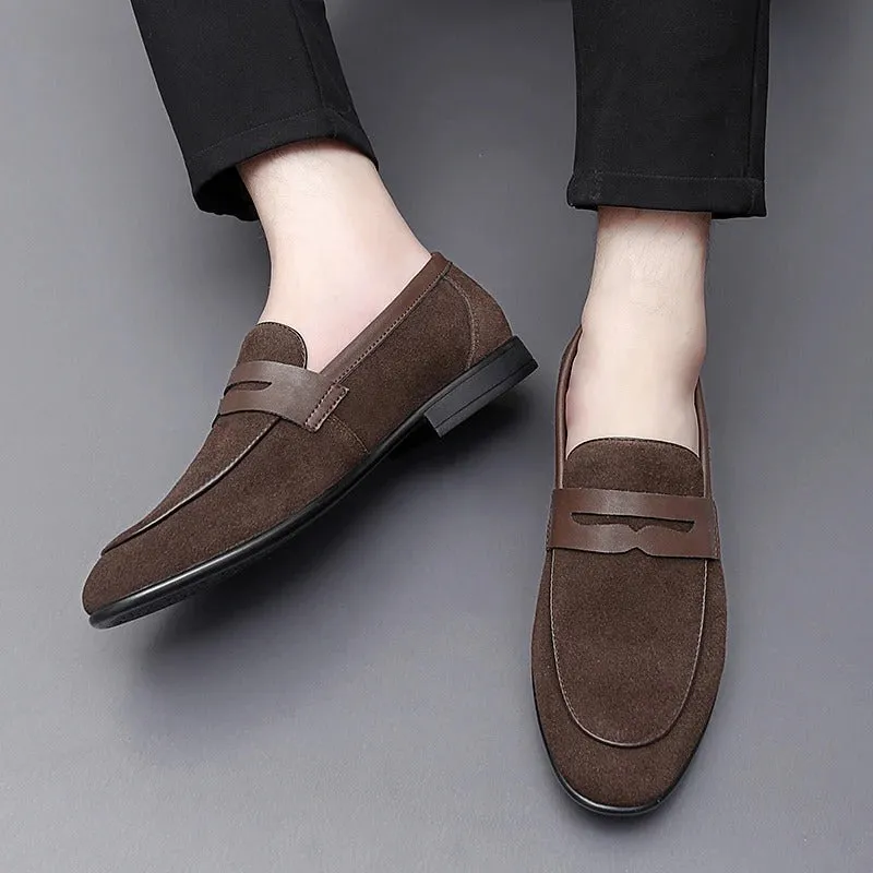 Men’s Vintage Vegan Leather Slip On Loafers | Eco-Friendly Materials