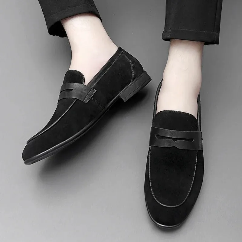 Men’s Vintage Vegan Leather Slip On Loafers | Eco-Friendly Materials