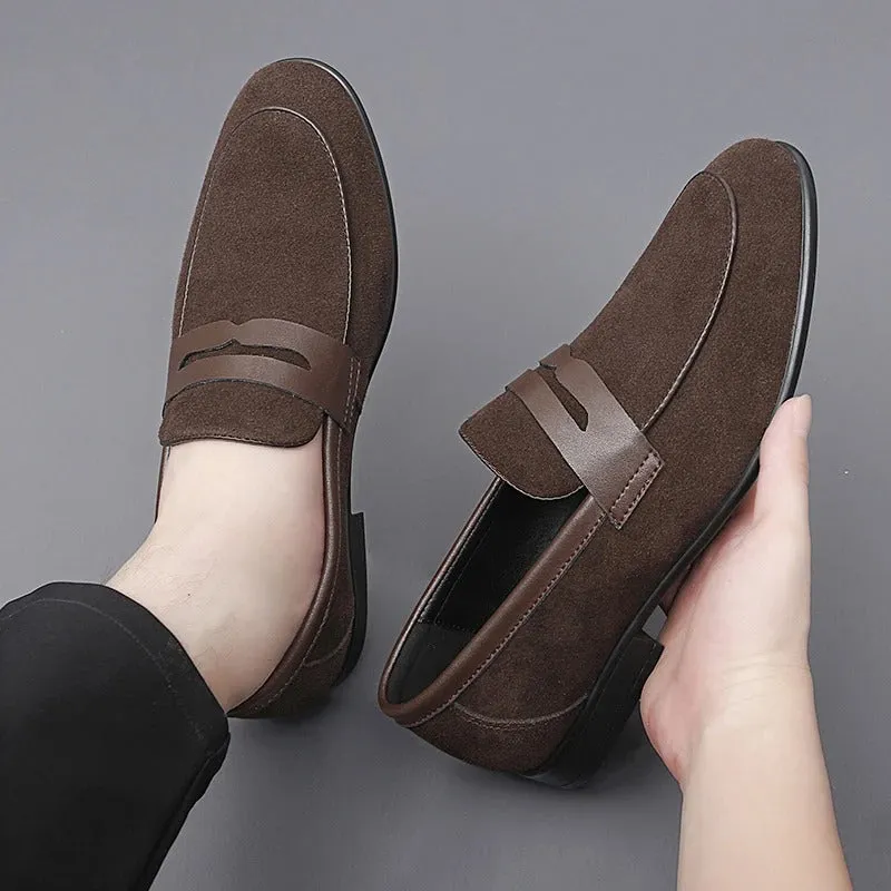 Men’s Vintage Vegan Leather Slip On Loafers | Eco-Friendly Materials
