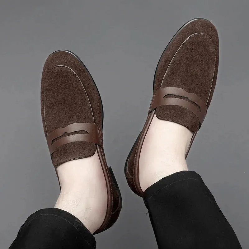 Men’s Vintage Vegan Leather Slip On Loafers | Eco-Friendly Materials