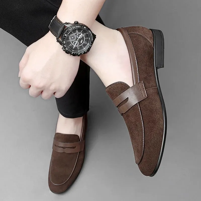 Men’s Vintage Vegan Leather Slip On Loafers | Eco-Friendly Materials
