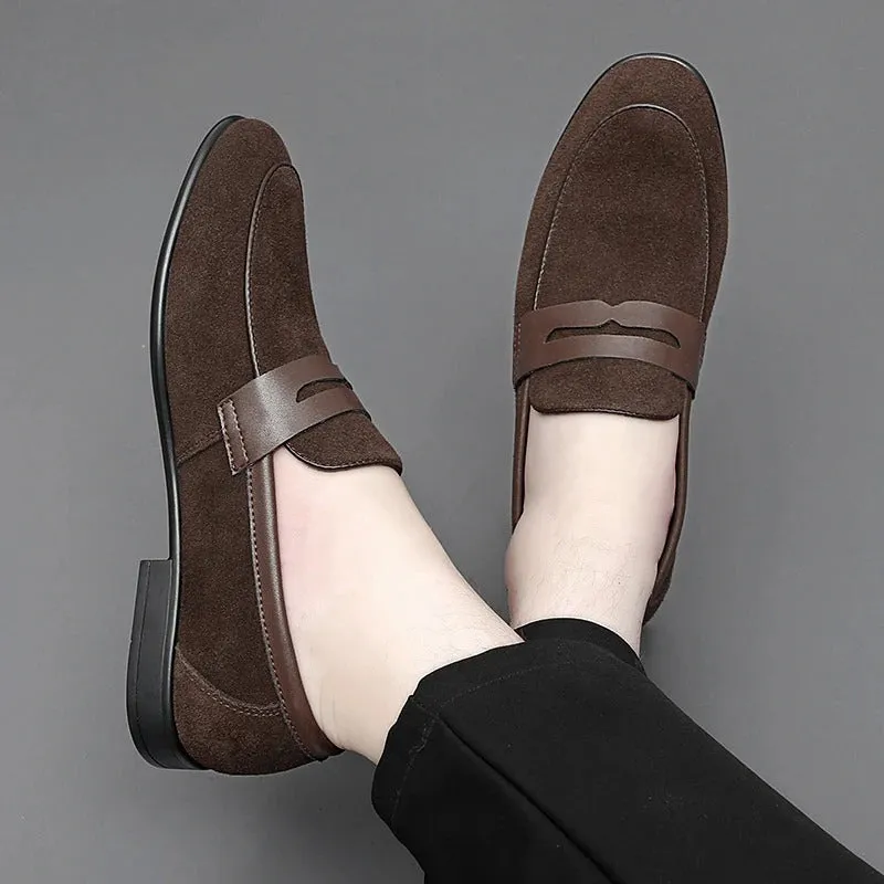 Men’s Vintage Vegan Leather Slip On Loafers | Eco-Friendly Materials