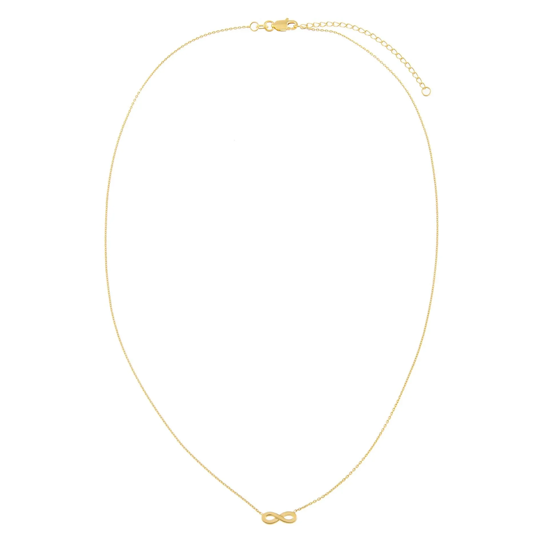 Mini Infinity Necklace 14K