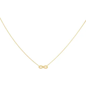 Mini Infinity Necklace 14K