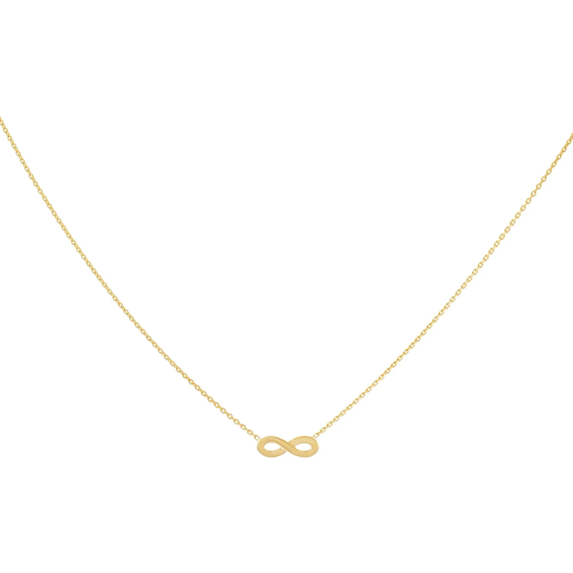 Mini Infinity Necklace 14K