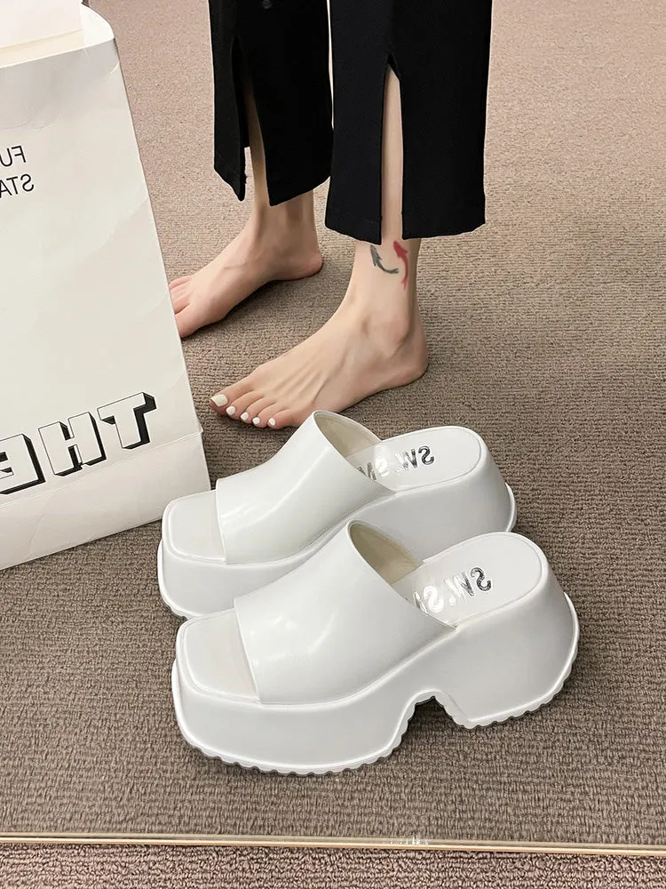 Muffin Cake-100 Platform Creepers Slippers