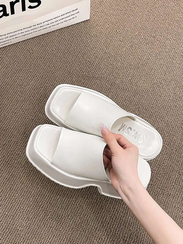Muffin Cake-100 Platform Creepers Slippers