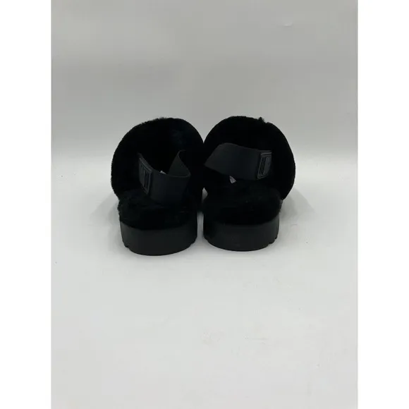 NEW UGG Super Fluff Women's Slippers Black US Size 5 1121751 NEW IN BOX