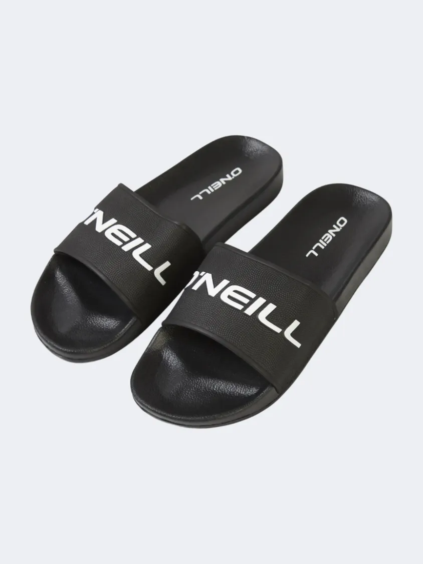 Oneill Logo Men Beach Slippers Black
