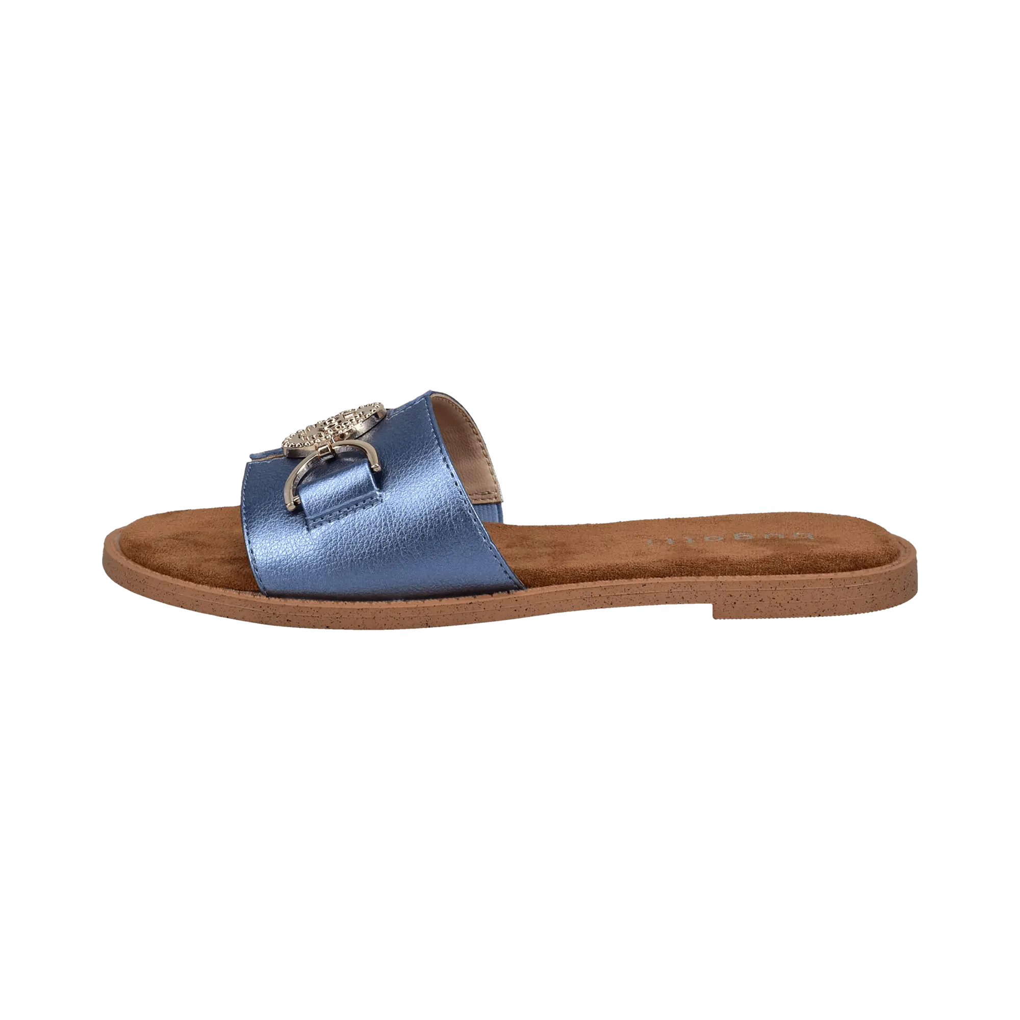 Pantoletten blau