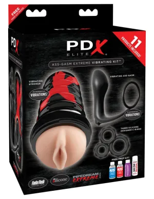 Pdx Elite Ass-Gasm Vibrating Kit