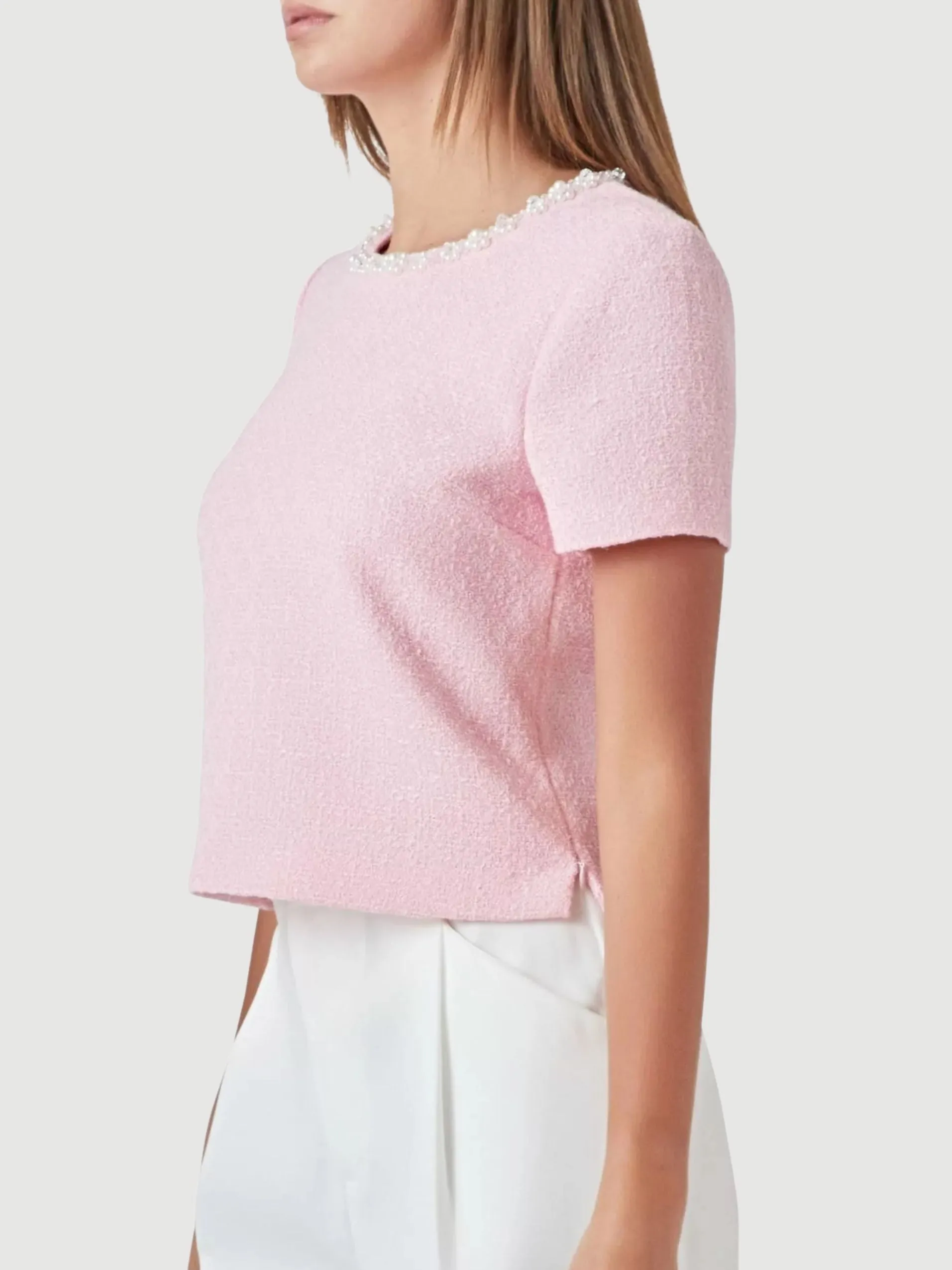 Pearl Trim Top