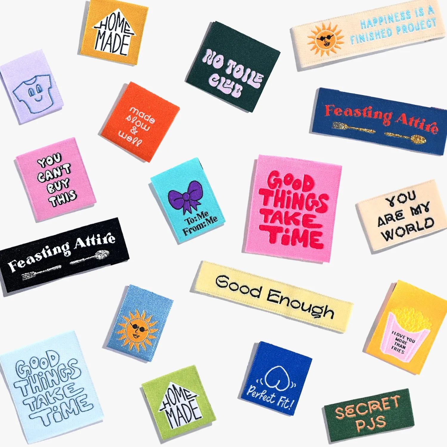 'Perfect Fit' Labels| 6 Sew-in Labels