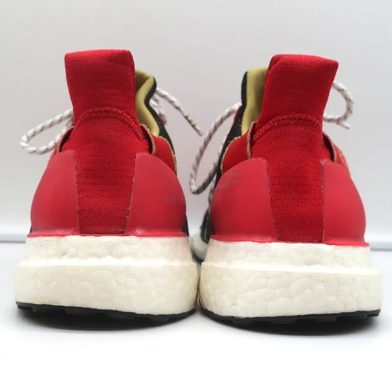 Pharrell x adidas Solar Hu Glide Chinese New Year Sneakers Red Black Size 8.5