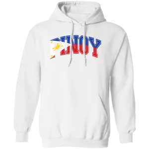 Pinoy with Flag Embedded Unisex Pullover Hoodie