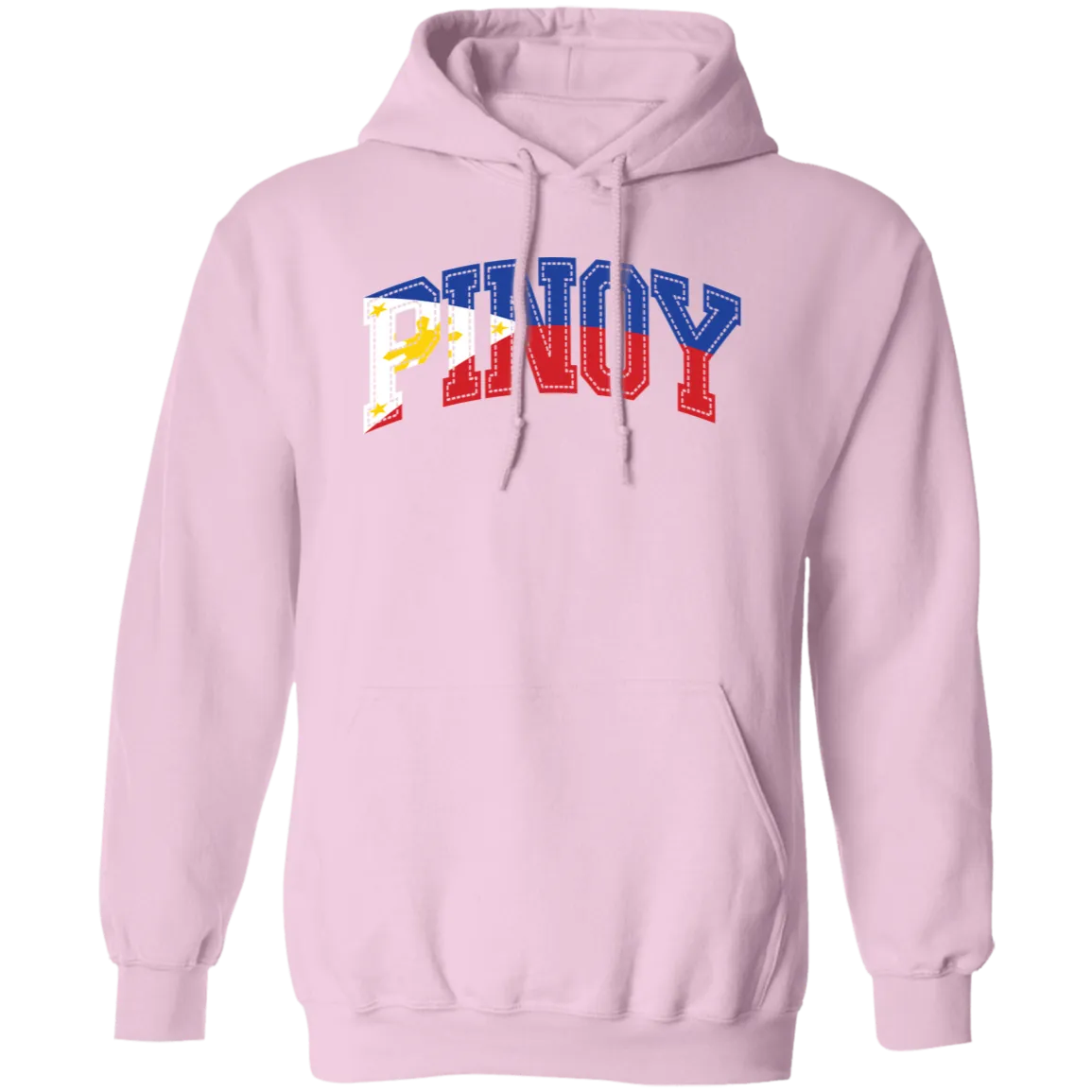 Pinoy with Flag Embedded Unisex Pullover Hoodie