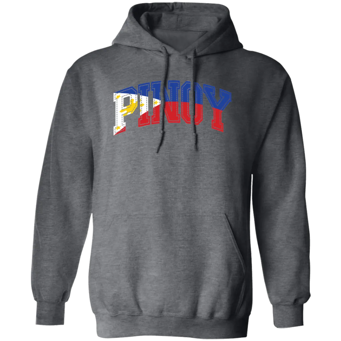 Pinoy with Flag Embedded Unisex Pullover Hoodie
