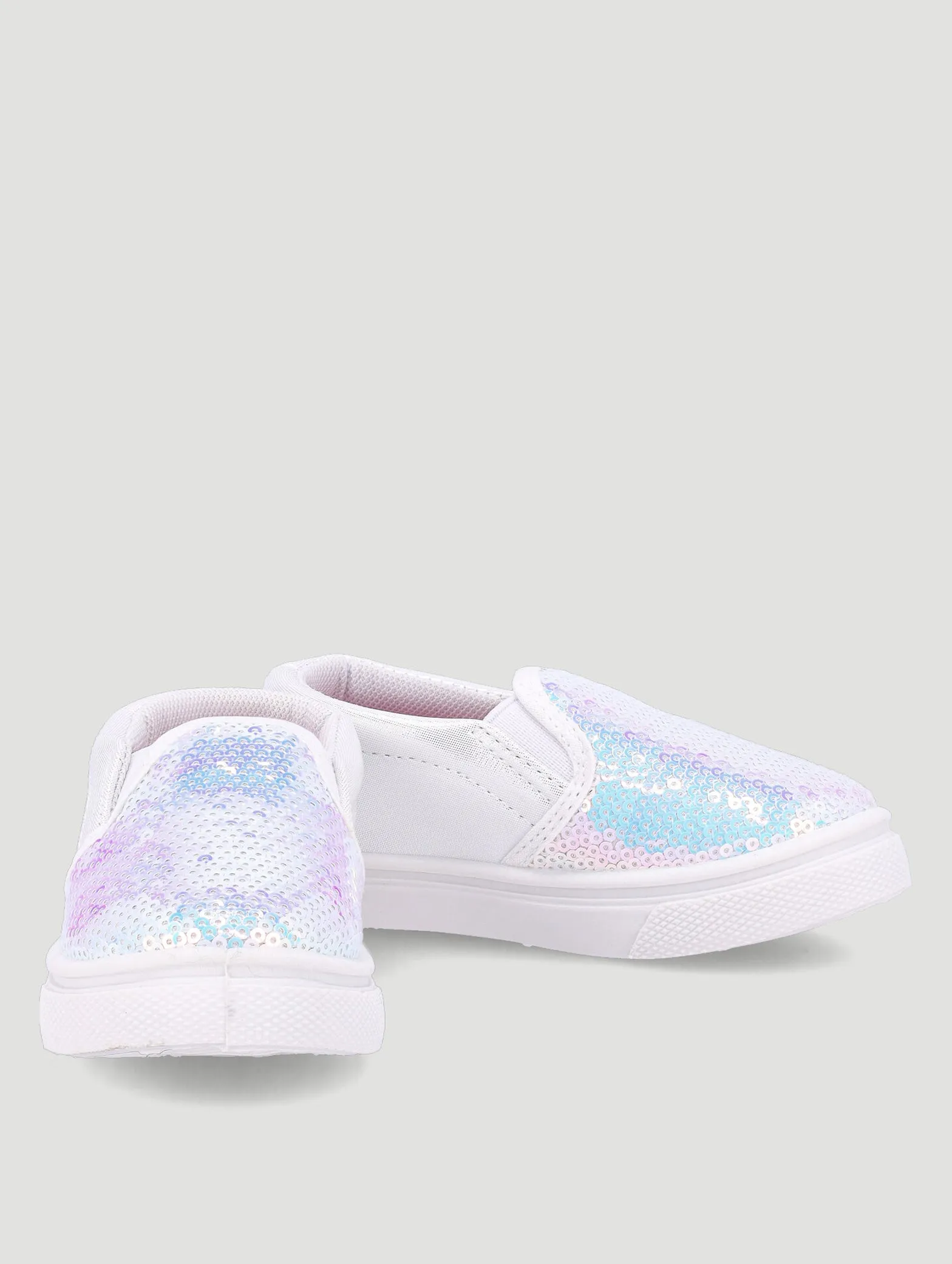 Pre-Girls Glitter Sequin Slip On Shoe