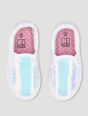 Pre-Girls Glitter Sequin Slip On Shoe