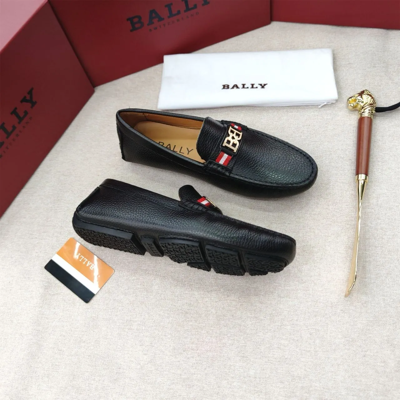 Premium Texture Leather Driver  Loafers