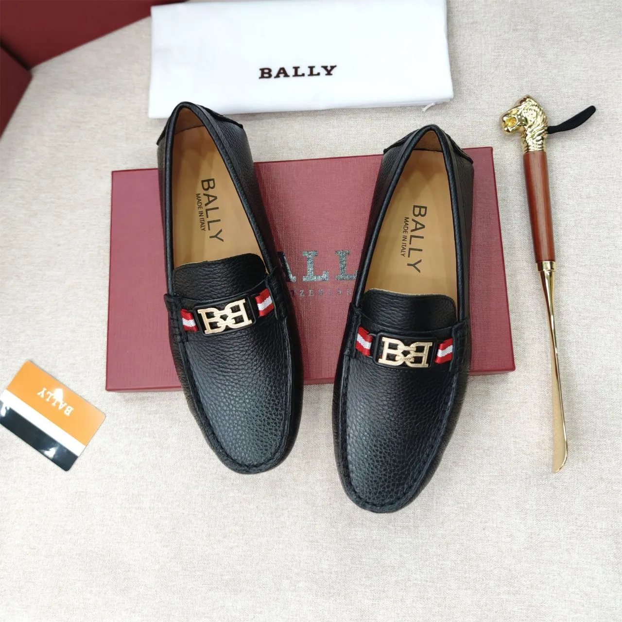 Premium Texture Leather Driver  Loafers
