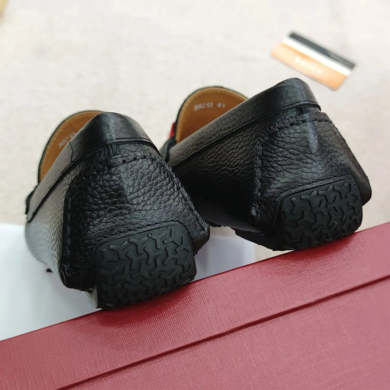 Premium Texture Leather Driver  Loafers