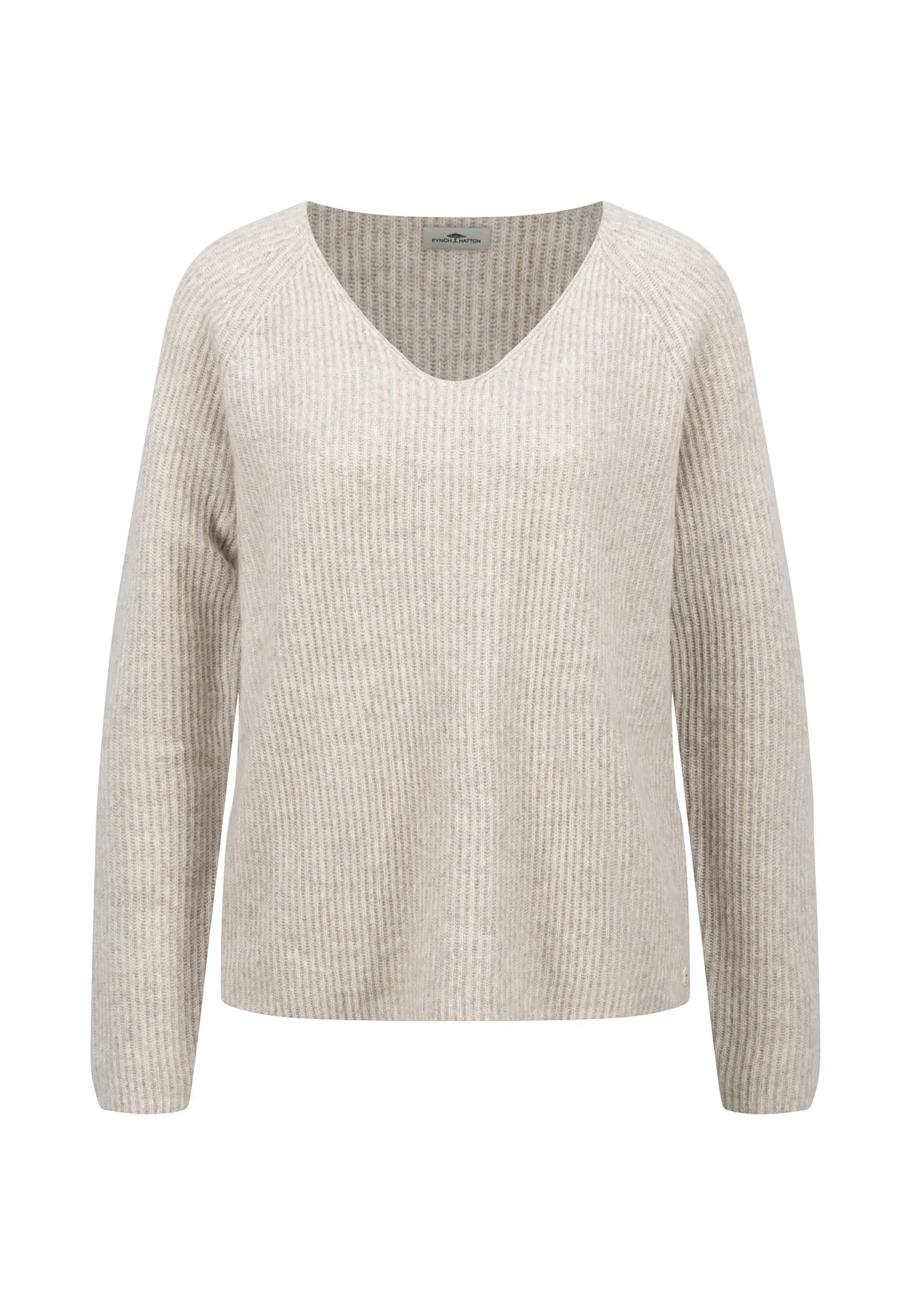 Pullover aus Wollmix mit V-Ausschnitt