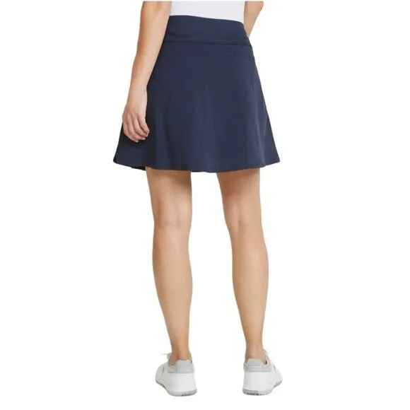 Puma NWT Pwrshape Golf Solid Woven Skort Navy UPF50 Retail $65 Size XS