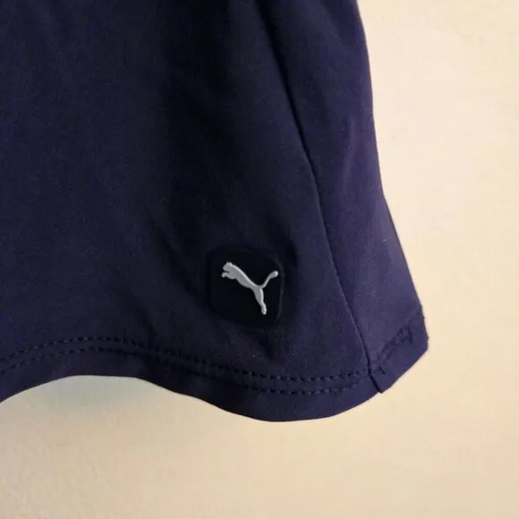 Puma NWT Pwrshape Golf Solid Woven Skort Navy UPF50 Retail $65 Size XS