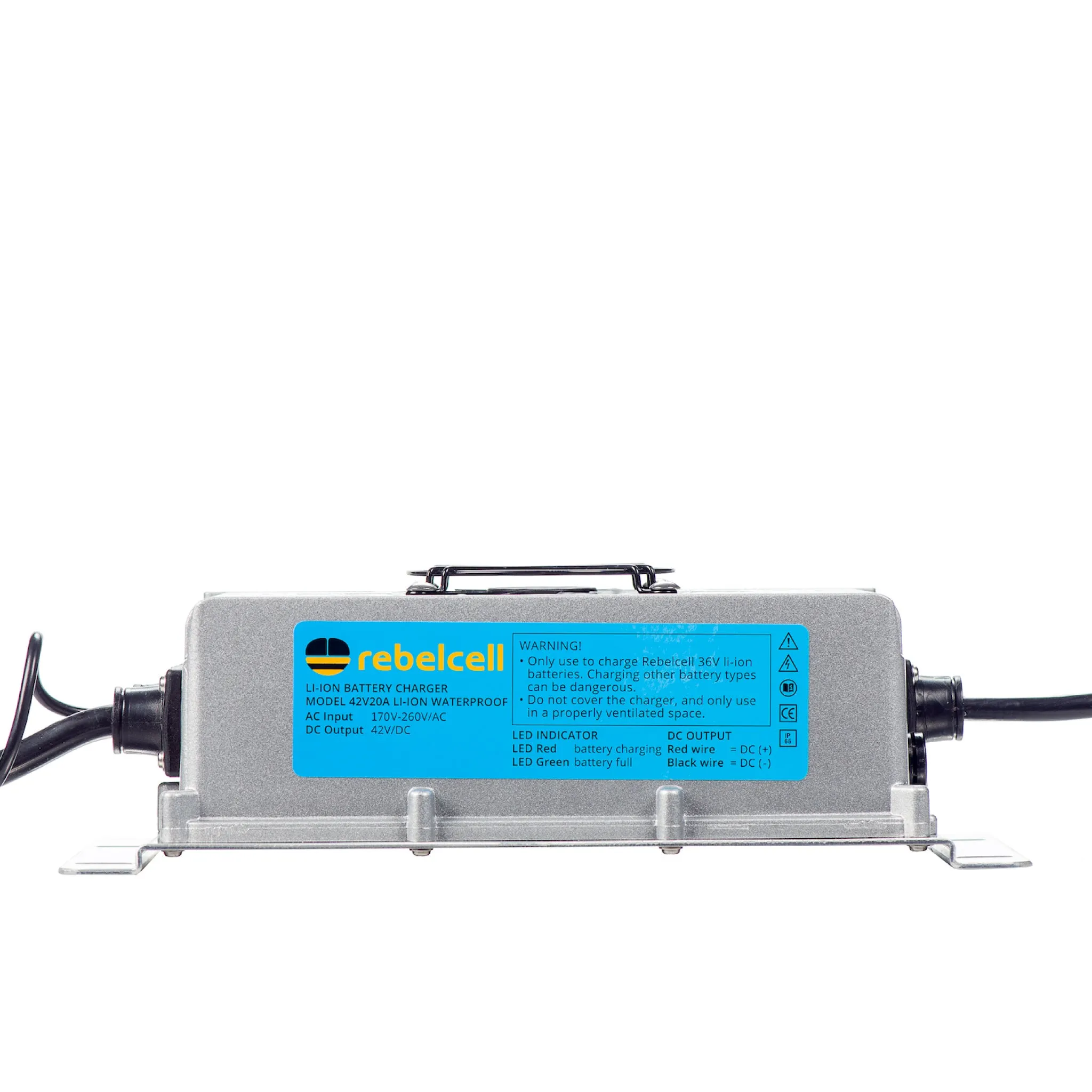 Rebelcell 42V20A Charger Waterproof