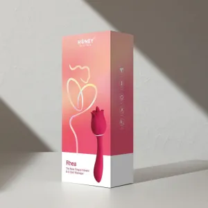 Rhea - the Rose Licking Tongue Vibrator and G Spot Massager
