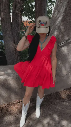 Ruby Red Dress